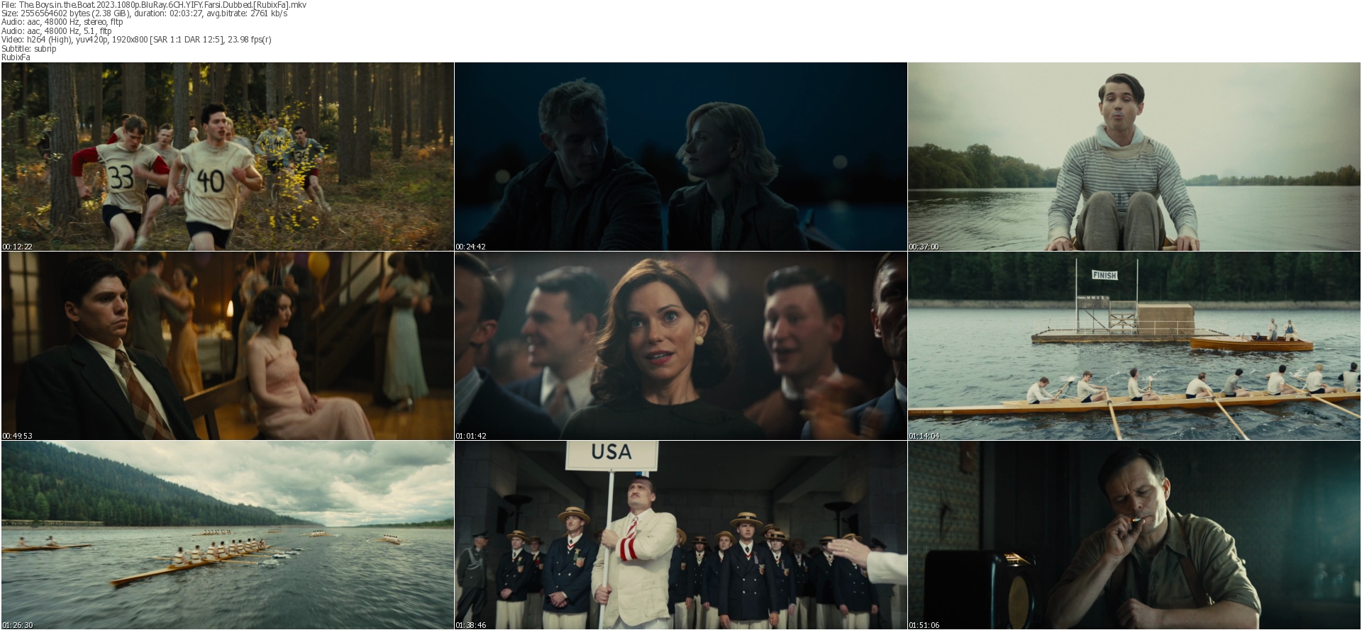 دانلود فیلم The Boys in the Boat 2023 دوبله فارسی